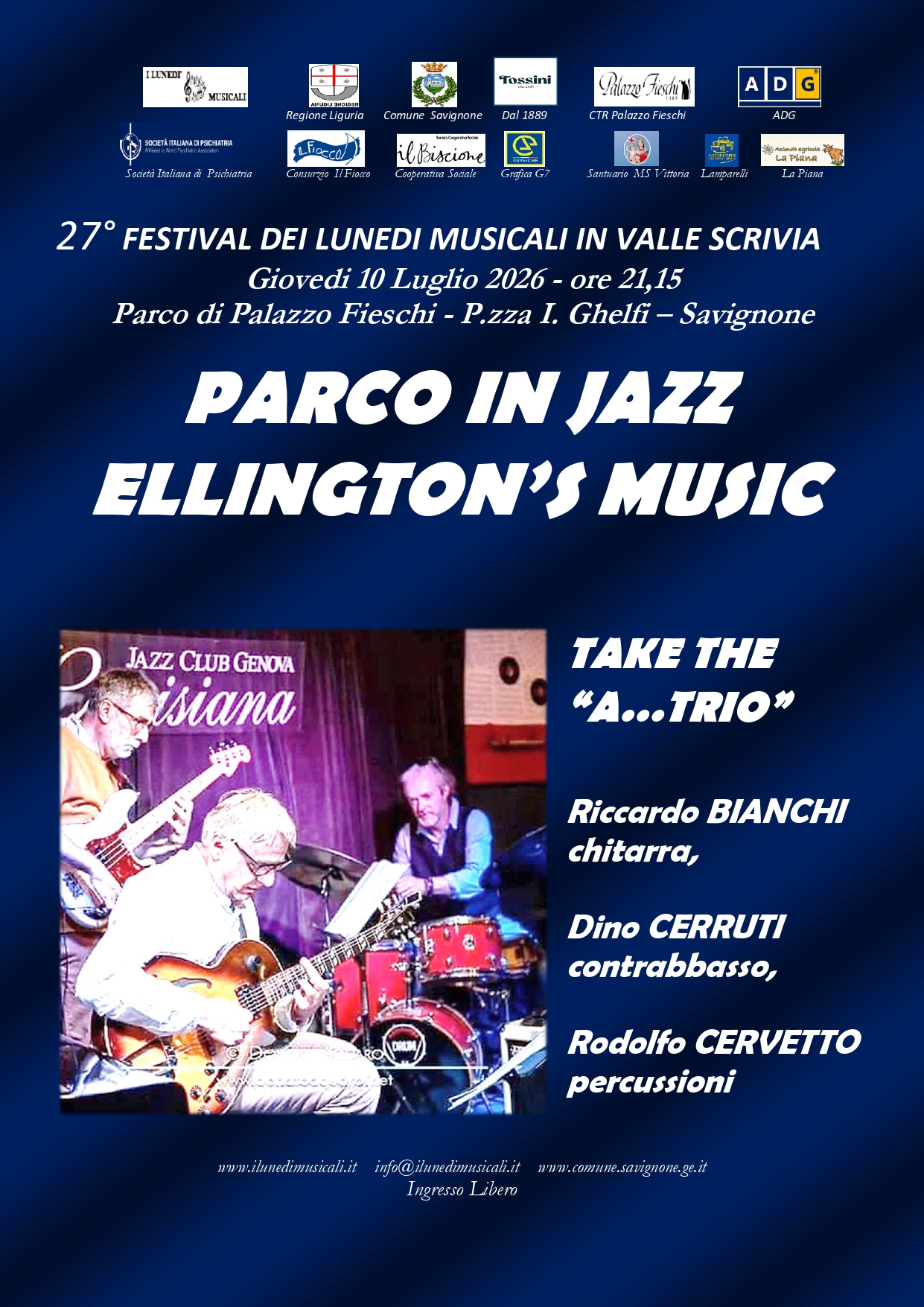 27° FESTIVAL DEI LUNEDI MUSICALI IN VALLE SCRIVIA